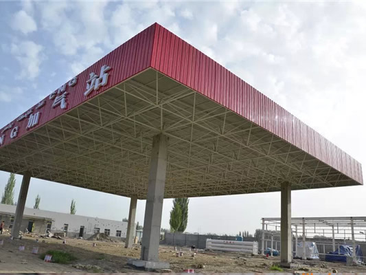 麻涌天燃氣加氣站網架