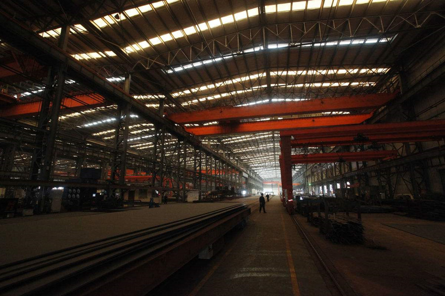 造船廠網(wǎng)架加工工程