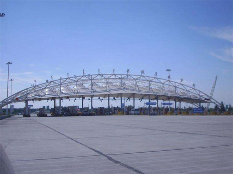 收費站網架案例效果圖