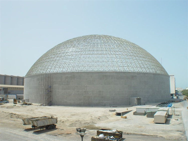 河南中鋁自備熱電廠煤棚網架