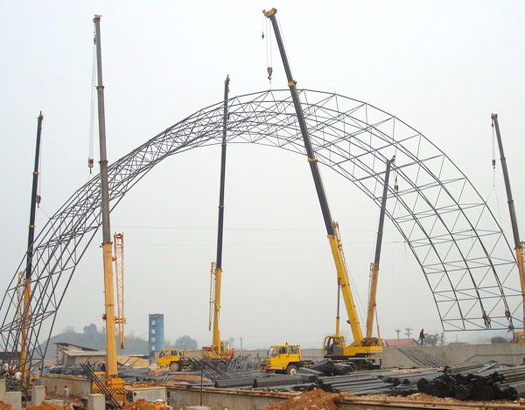 煤棚網架加工安裝施工